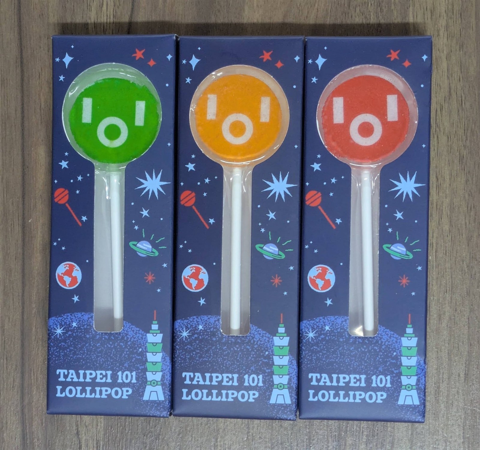 台北101阻尼寶寶系列三色盒裝